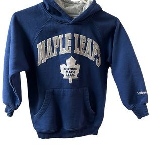 Reebok Blue Pullover Hoodie Sweatshirt